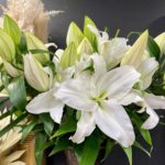 Bouquet de lys blanc