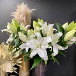 bouquet de lys blanc