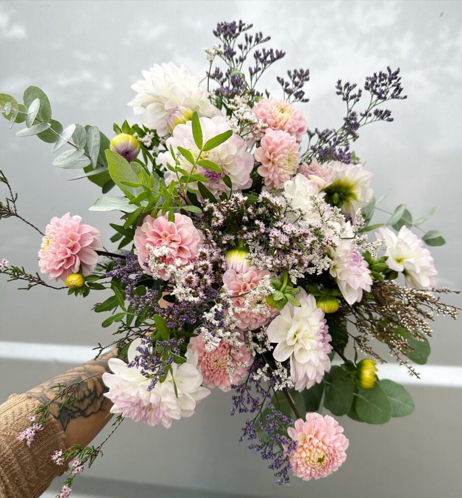 bouquet de dahlia