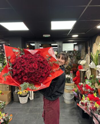 Bouquet der roses rouges