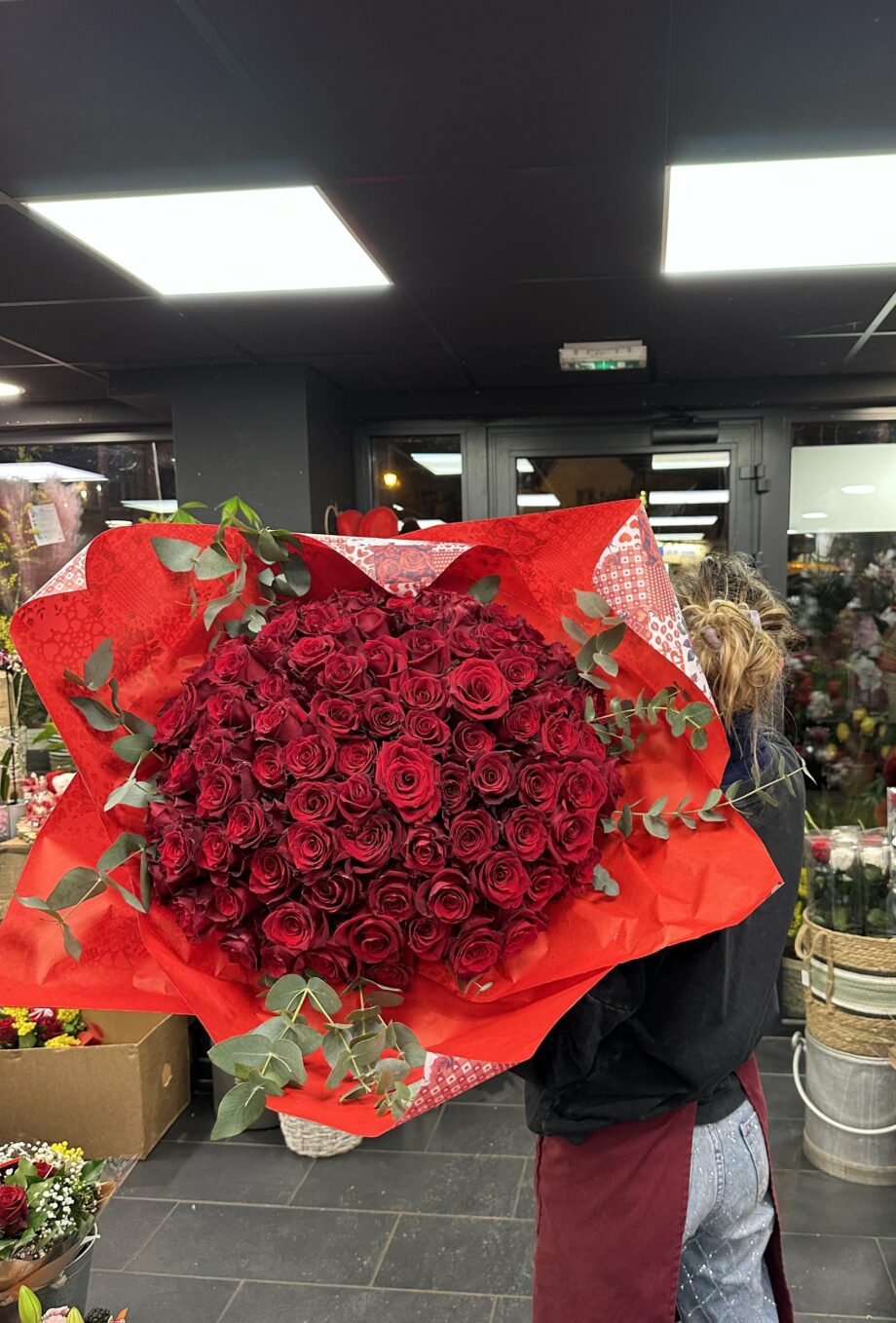 Bouquet de roses rouges