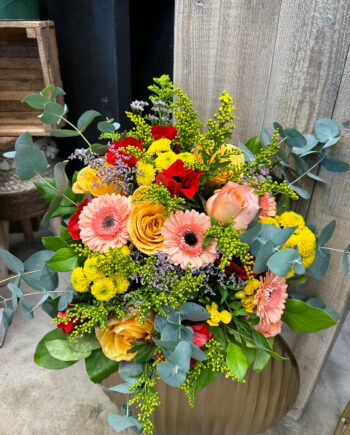 Bouquet Jill, livraison d'une composition florale à Brindas, livraison d'un bouquet de fleurs à craponne, Livraison de fleurs à chaponost