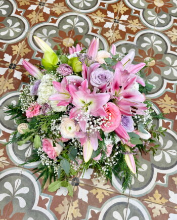 Coussin consolation, interflora à Brindas, Interflora à Craponne? livraison d'une composition funéraire à Craponne