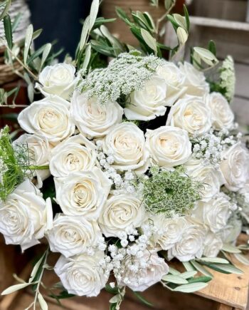 Bouquet de roses playa blanca